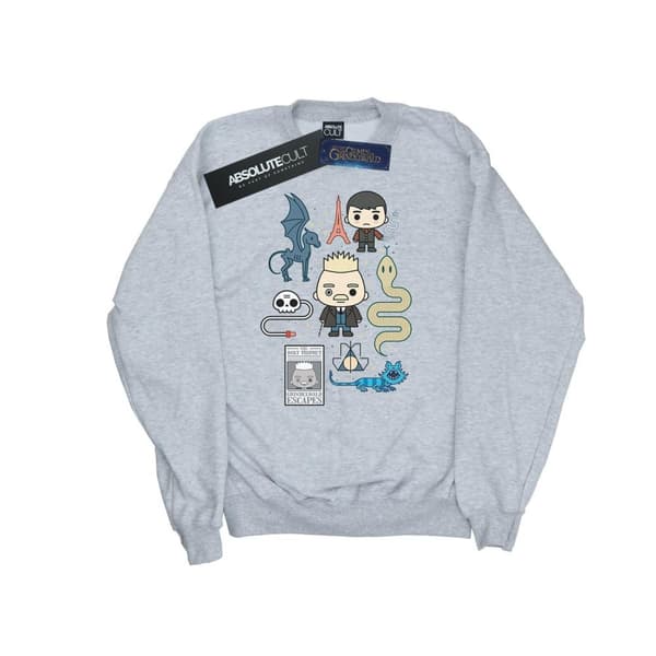 Fantastic Beasts Womens/Ladies Chibi Grindelwald Sweatshirt
