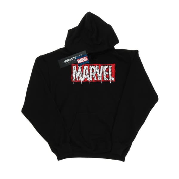 Marvel Mens Drip Logo Hoodie
