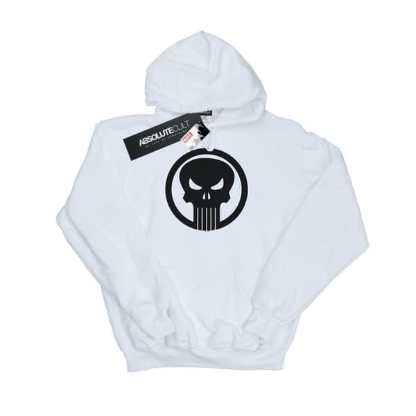Marvel Mens The Punisher Skull Circle Hoodie