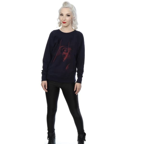 Star Wars Womens/Ladies Vader Red Face Sweatshirt