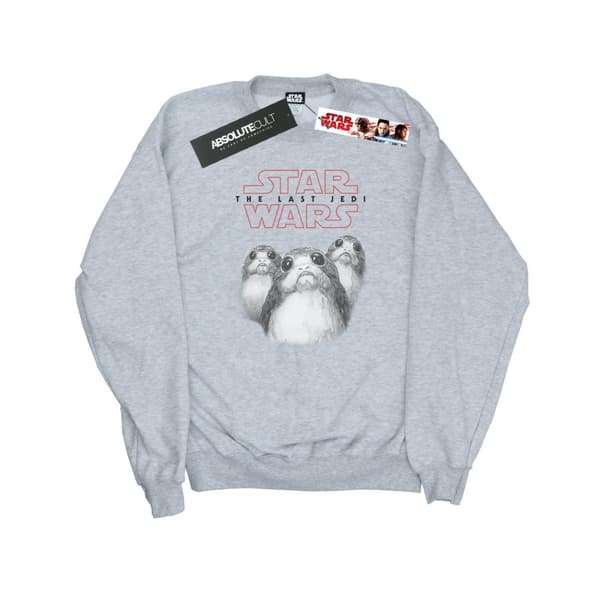 Star Wars Dam/Tjej The Last Jedi Porgs Sweatshirt