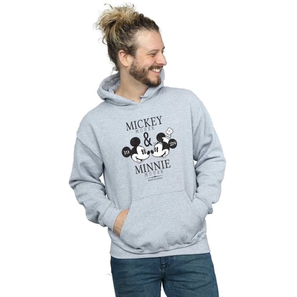 Disney Mens Mickey And Minnie Mouse Mousecrush Mondays Hoodie