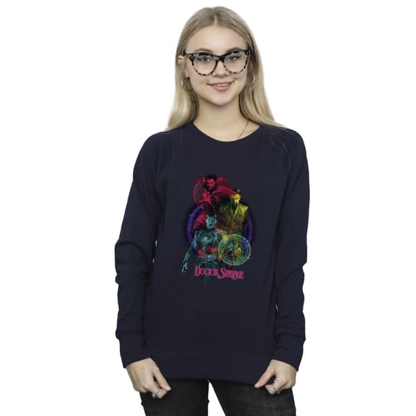 Marvel Dam/Tjej Doctor Strange Rainbow Sweatshirt