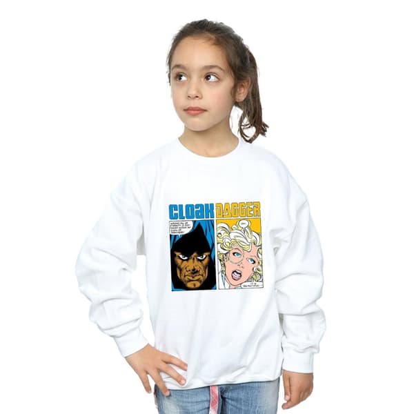 Marvel Sweatshirt med seriefigurer från Cloak And Dagger för flickor