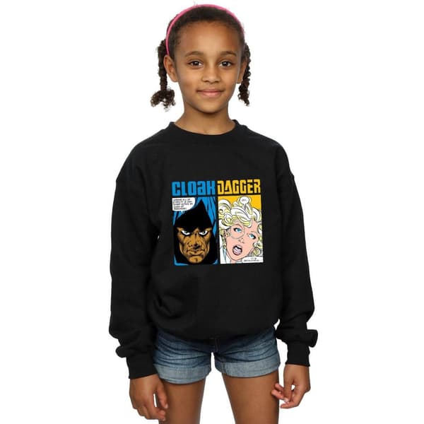 Marvel Sweatshirt med seriefigurer från Cloak And Dagger för flickor