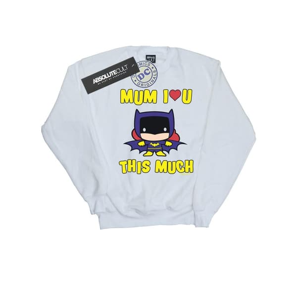 DC Comics Boys Batgirl Mum I Love You This Much Sweatshirt