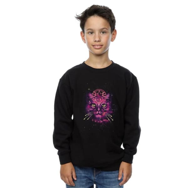 Marvel Boys Captain Marvel Neon Goose Sweatshirt
