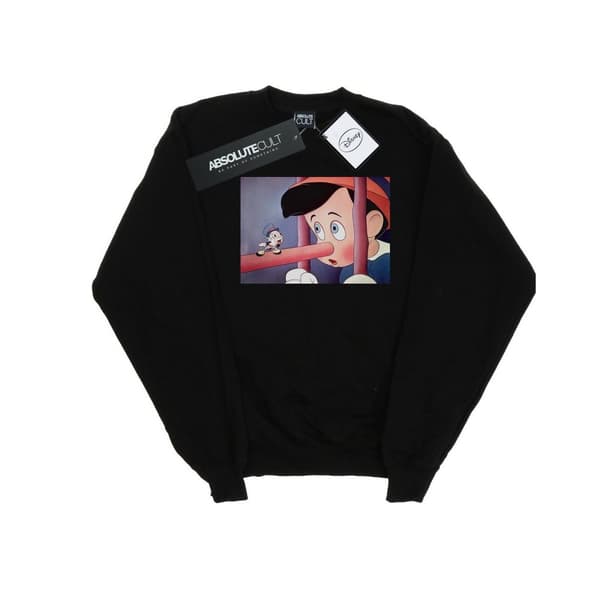 Disney Pojkar Pinocchio Nose Still Sweatshirt Black 12-13 Years