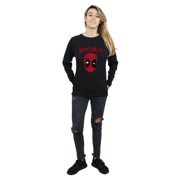 Marvel Womens/Ladies Deadpool Seriously Sweatshirt
