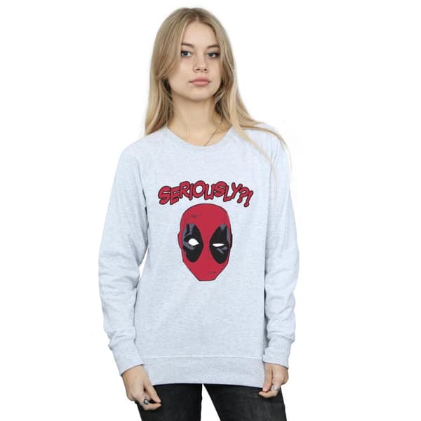 Marvel Womens/Ladies Deadpool Seriously Sweatshirt