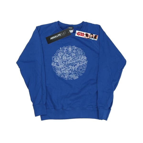 Star Wars Womens/Ladies Christmas Death Star Sweatshirt