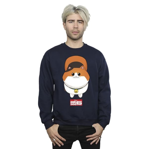 Disney Big Hero 6 Baymax Kitten Face-tröja för herrar