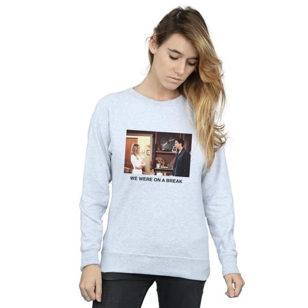Friends Womens/Ladies We Were On A Break Photo Sweatshirt