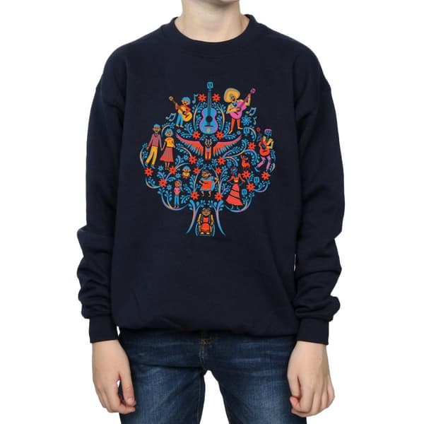 Disney Sweatshirt med Coco-trädmönster för pojkar