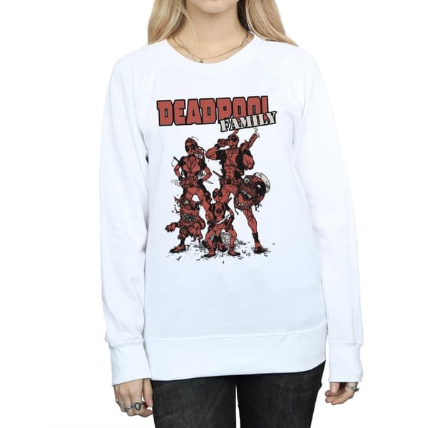 Marvel Sweatshirt med Deadpool-familjegrupp för damer/kvinnor
