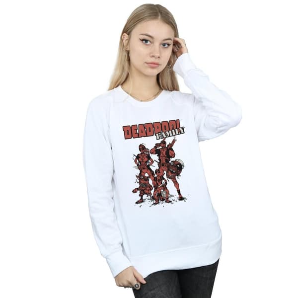 Marvel Sweatshirt med Deadpool-familjegrupp för damer/kvinnor
