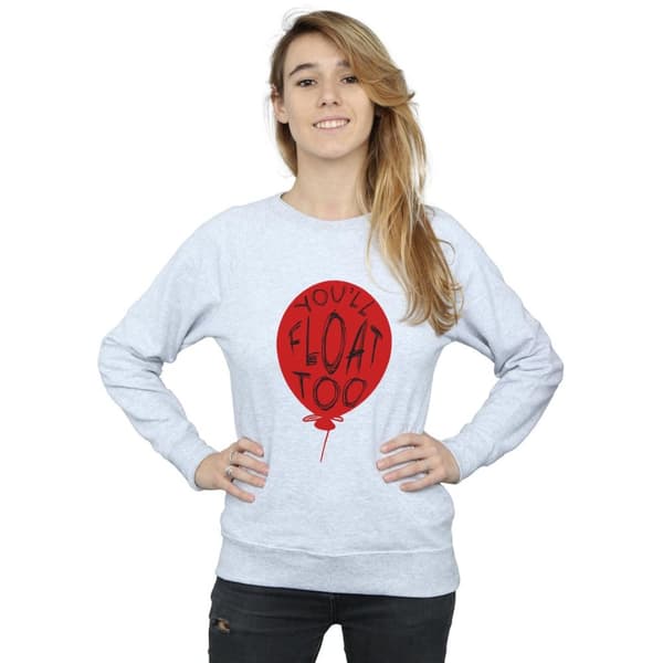 It Womens/Ladies Pennywise You´ll Float Too Sweatshirt