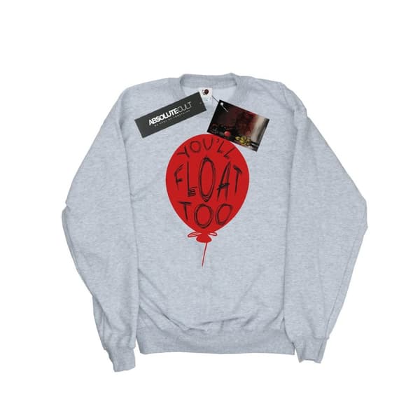 It Womens/Ladies Pennywise You´ll Float Too Sweatshirt