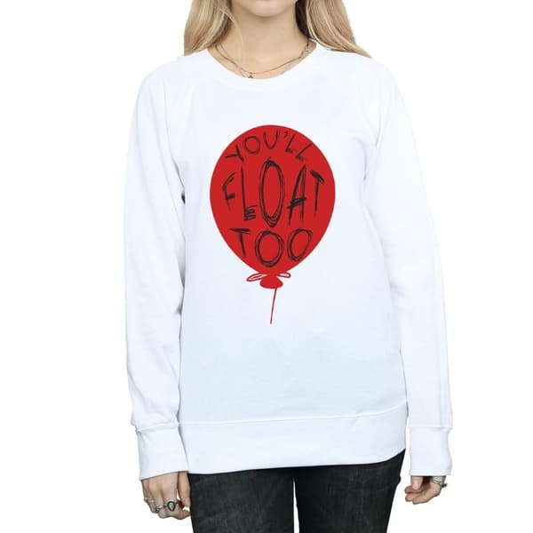 It Womens/Ladies Pennywise You´ll Float Too Sweatshirt
