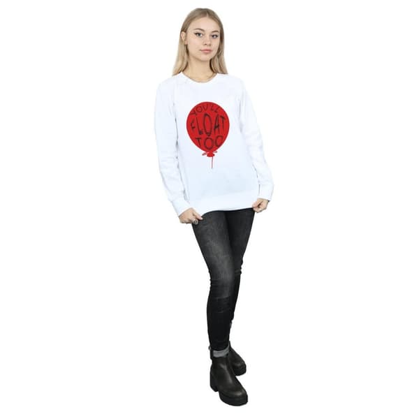 It Womens/Ladies Pennywise You´ll Float Too Sweatshirt