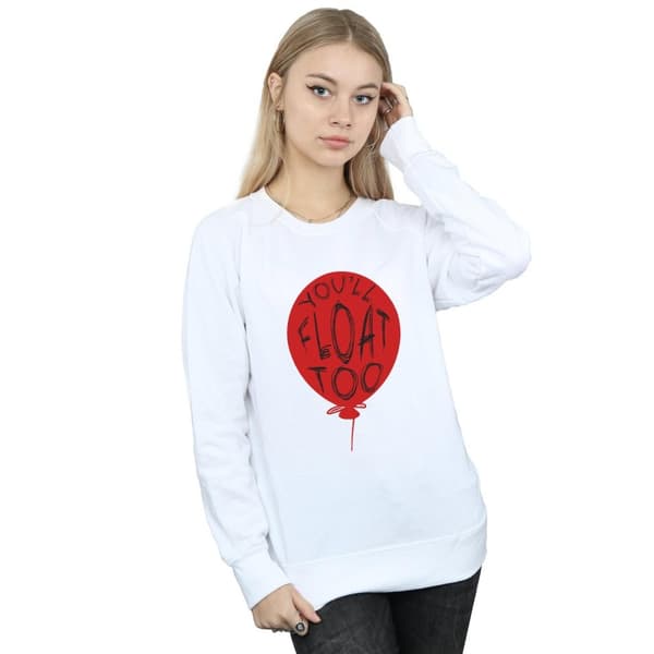 It Womens/Ladies Pennywise You´ll Float Too Sweatshirt