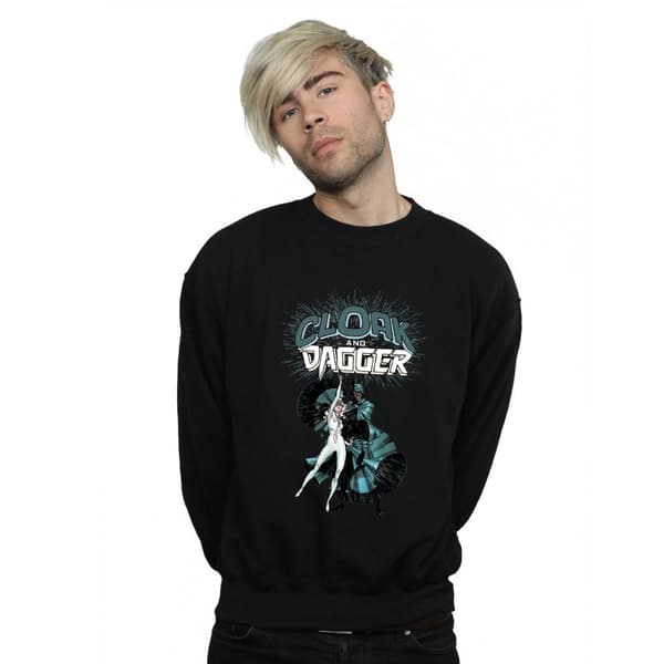 Marvel Mens Cloak And Dagger Shadow Dance Sweatshirt