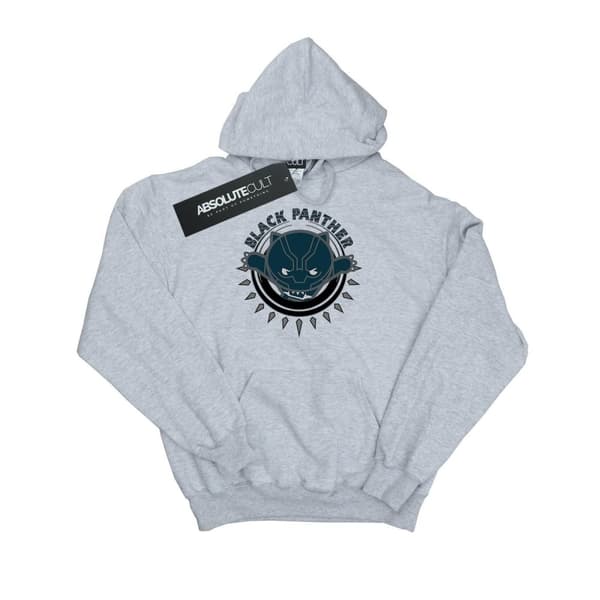 Marvel Mens Kawaii Black Panther Pounce Hoodie