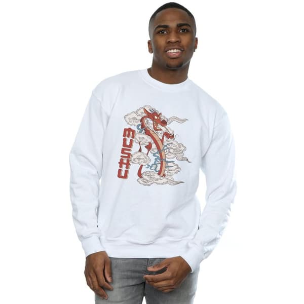 Disney Mens Mulan Mushu Dragon Sweatshirt