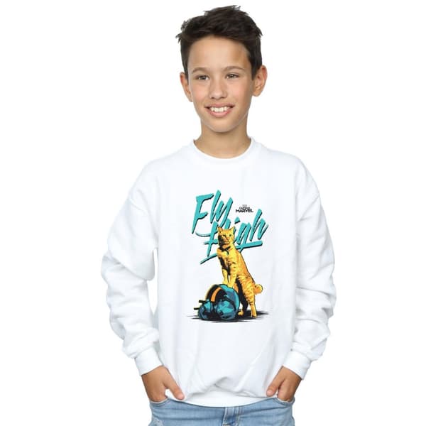 Marvel Pojkar Captain Marvel Fly High Sweatshirt