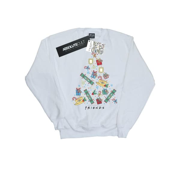 Friends Womens/Ladies Christmas Tree Sweatshirt