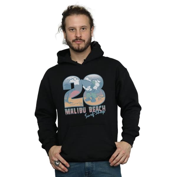Disney Mens Mickey Mouse Surf Shop Hoodie