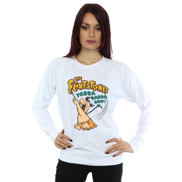 The Flintstones Dam/Tjej Fred Yabba Dabba Doo Sweatshirt