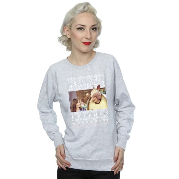 Friends Womens/Ladies Fair Isle Holiday Armadillo Sweatshirt