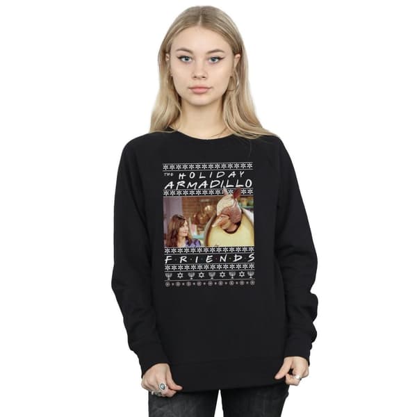 Friends Womens/Ladies Fair Isle Holiday Armadillo Sweatshirt