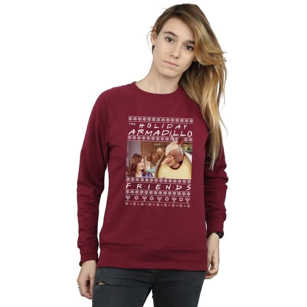 Friends Womens/Ladies Fair Isle Holiday Armadillo Sweatshirt