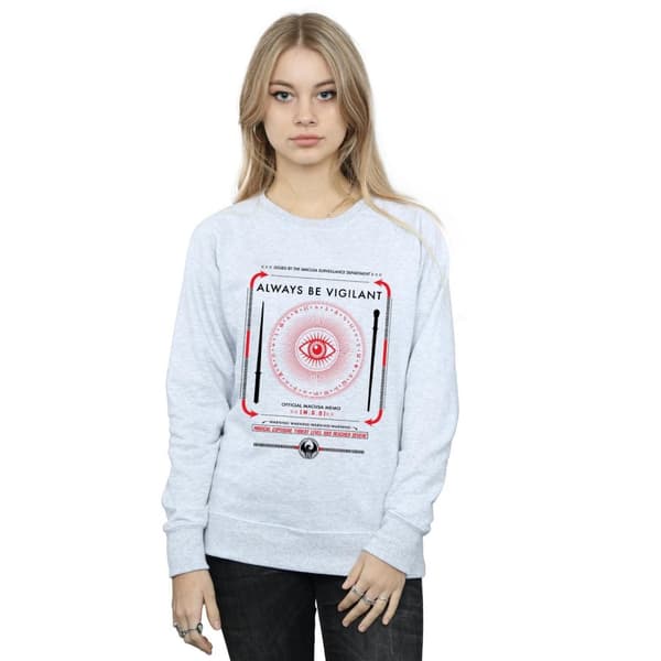 Fantastic Beasts Womens/Ladies Always Be Vigilant Sweatshirt