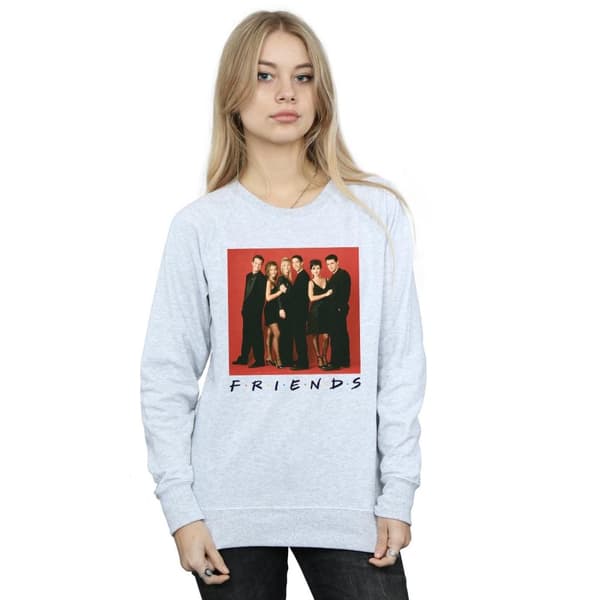 Friends Sweatshirt för damer/kvinnor med gruppfoto