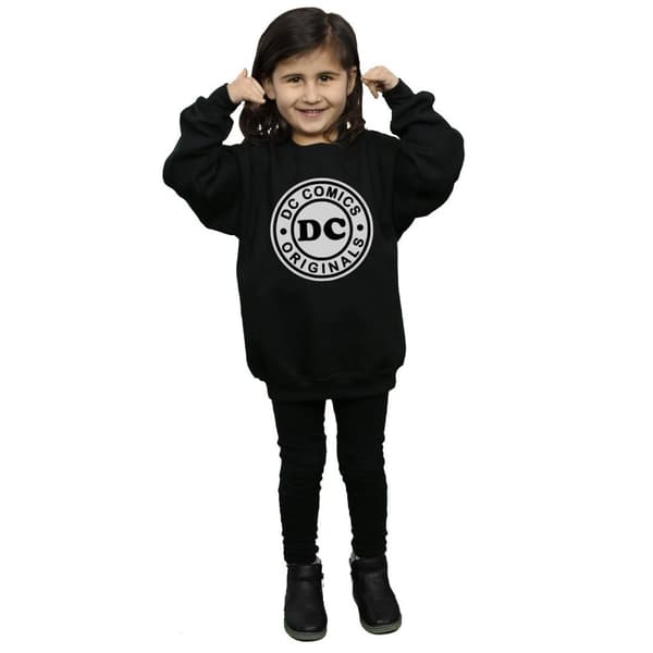 DC Comics Girls DC Originals Logo Sweatshirt