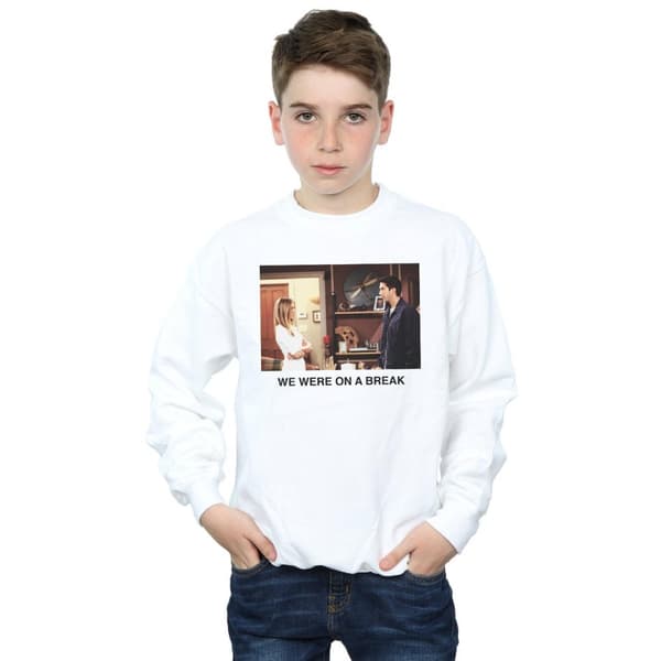 Friends Boys We Were On A Break Photo Sweatshirt