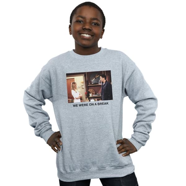 Friends Boys We Were On A Break Photo Sweatshirt