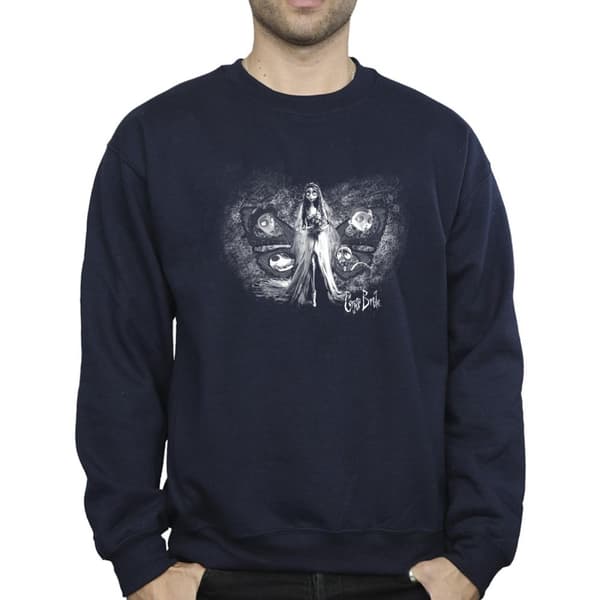Corpse Bride Mens Emily Butterfly Sweatshirt
