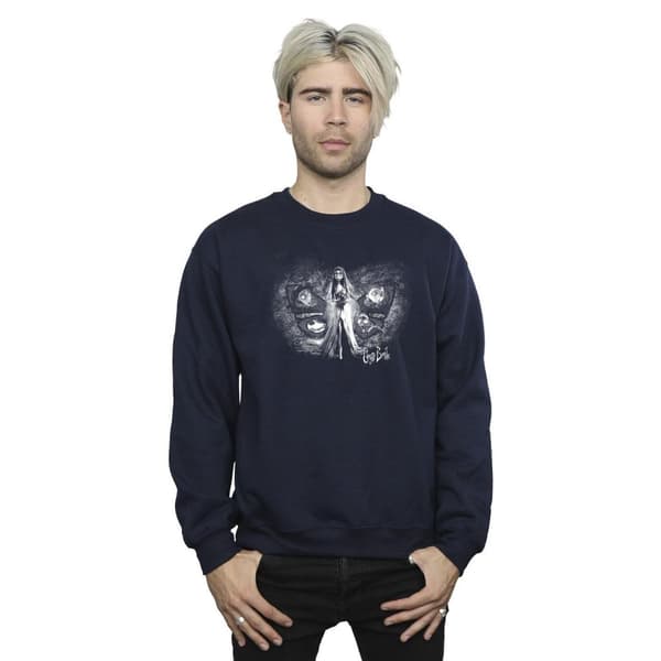 Corpse Bride Mens Emily Butterfly Sweatshirt