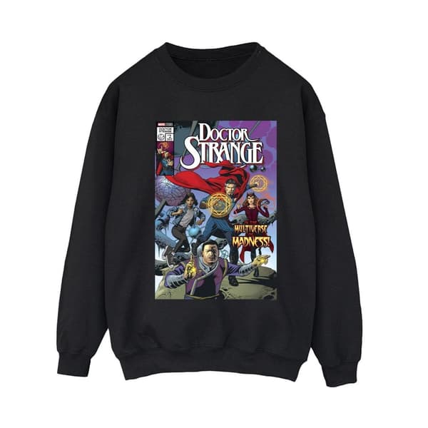 Marvel Womens/Ladies Doctor Strange Comic Circles Sweatshirt