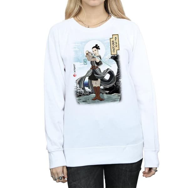 Star Wars Womens/Ladies The Last Jedi Japanese Rey Sweatshirt