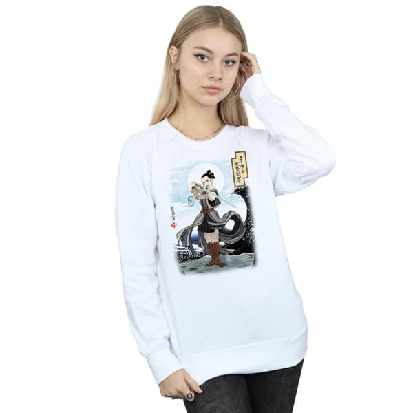 Star Wars Womens/Ladies The Last Jedi Japanese Rey Sweatshirt