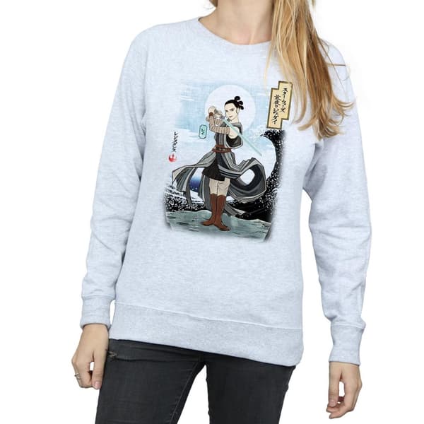 Star Wars Womens/Ladies The Last Jedi Japanese Rey Sweatshirt