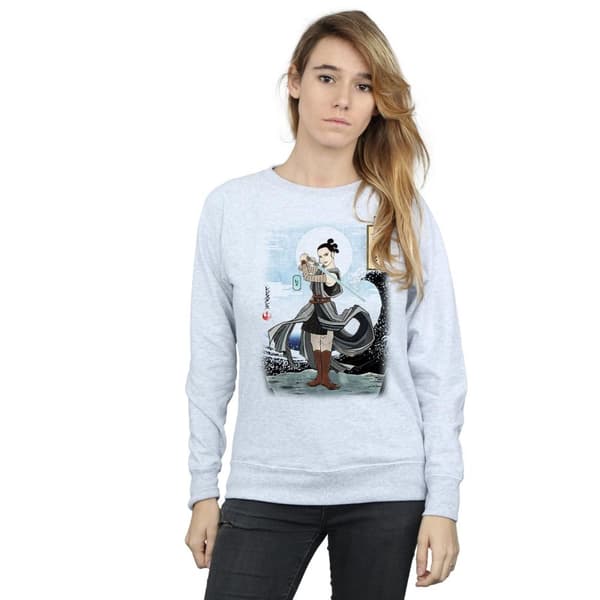 Star Wars Womens/Ladies The Last Jedi Japanese Rey Sweatshirt
