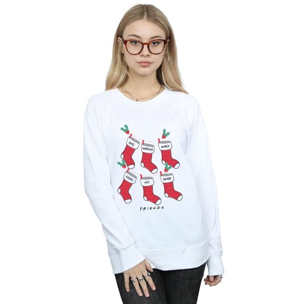 Friends Sweatshirt med julstrumpor för kvinnor/damer