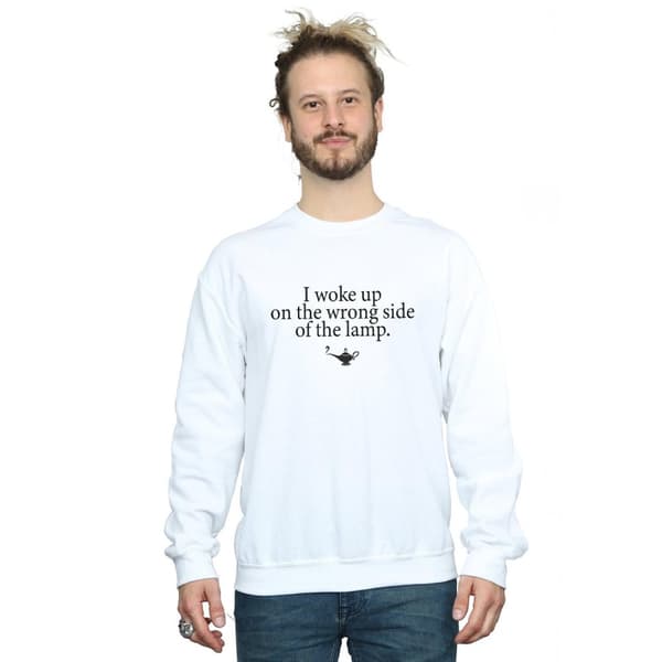 Disney Mens Aladdin Wrong Side Of The Lamp Sweatshirt