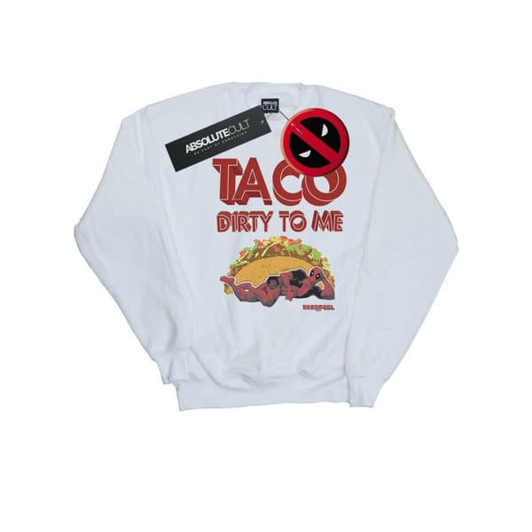Marvel Dam/Tjej Deadpool Taco Dirty To Me - Sweatshirt